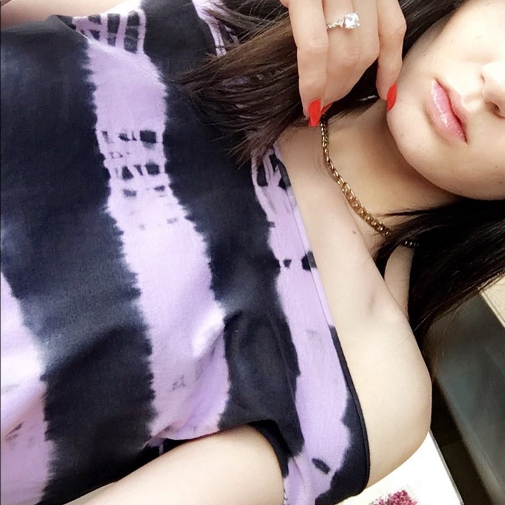 American apparel tie dye dress